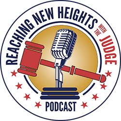 Reaching New Heights with the Judge Podcast Logo