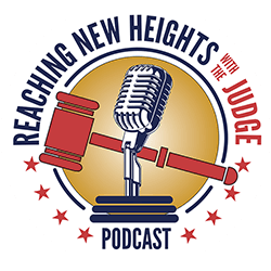 Reaching New Heights with the Judge Podcast Logo