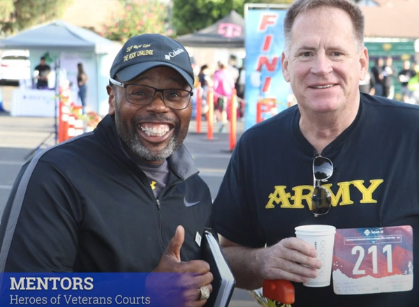 Photo of the Honorable Judge Mark Johnson and Sgt. Major Coker